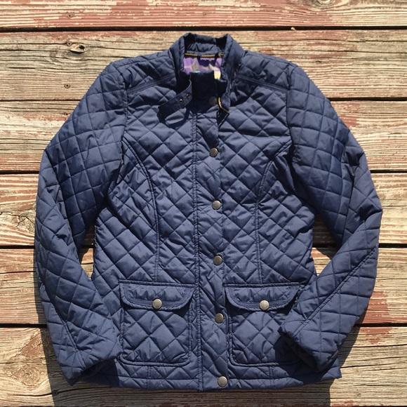 Boden Jackets & Blazers - Boden Quilted Jacket Navy 4